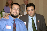 Cameron and Chris Cutrone, AHF Texas Chapter President