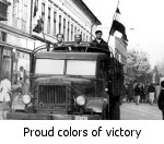 Hungarians fly the colors proudly during week of apparent victory over Soviet forces