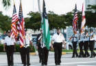 The NYPD and Collier County Sheriff's Department presented Colors at the the "Talpra Magyar" 1956 Hungarian Revolution 50th Anniversary Commemorative Sculpture unveiling on December 3, 2006.