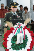 Col. Jim Mudd, Collier County Manager speaking at the 1956 Memorial Dedication