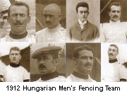 The 1912 Hungarian Men's Team Fencing continued its historic streak of Gold through 14 CONSECUTIVE Olympics!