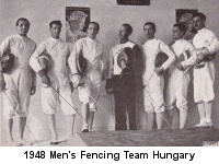 1948 Fencing Team Hungary