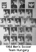 1964 Men's Soccer Team Hungary