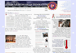 The American Hungarian Federation: A non-profit, educational and charitable organization, AHF needed a site that was quick to load and emphasized the organization's latest news, events, and member information. I also designed the [Custom Logo], obtained a trademark and continue to manage their [Website]. Additional marketing materials included letterhead, notepads, lapel pins, banners [Posters, Medals, T-Shirts and Invitations]