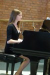 Isabelle Boone preformed a piano solo