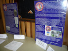 Registration Table showing AHF's work on the Kossuth Bust in the US Capitol and Commemorations in Arlington National Cemetery