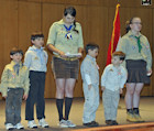 Members of the the The 4th Bátori József Hungarian Scouts Troop of Washington, DC