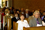 AHF National President Stefan Fedor and audience at 1848 Hungarian Revolution commemoration at  Wesley Theological Seminary's Chapel