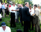 The group prepares for the commemoration on May 29, 2006, Memorial Day in Arlington Cemetery