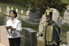 AHF Co-President Zoltan Bagdy and AHF Vice-President Yvette Boone-Gorog led a roll call honoring Hungarian-American military present at the ceremony and those that had passed on.