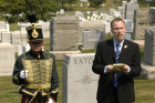 AHF Executive Committee Chairman, Bryan Dawson-Szilagyi, led the national anthems of both nations and gave a speech highlighting the centuries-old Hungarian committment to fighting (and dying) for Democracy.