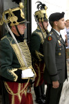 Lt. Col. Vekony with the First Califiornia Hussar Regiment