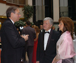 Frank Koszorus, Jr., President of the American Hungarian Federation, with Ambassador and Mrs. Somogyi