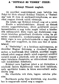 Tihamér Kohányi died on March 13th, 1913