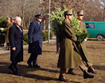 On February 22, 2006, U.S. Ambassador to Hungary George Walker joined distinguished Hungarians at the wreath-laying ceremony commemorating the founder and first President of the United States George Washington.