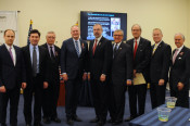 The American Hungarian Federation and the Victims of Communism Memorial Foundation hosted a Congressional Reception commemorating Hungarian National Day, Lajos Kossuth and the 1848 Hungarian War of Independence, and honoring Representatives Andy Harris (R-MD) and Marcy Kaptur (D-OH)