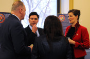 The American Hungarian Federation and the Victims of Communism Memorial Foundation hosted a Congressional Reception commemorating Hungarian National Day, Lajos Kossuth and the 1848 Hungarian War of Independence, and honoring Representatives Andy Harris (R-MD) and Marcy Kaptur (D-OH)