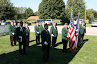 Darr Mine Commemoration at Olive Branch Church in Rostraver, PA - VFW Honor Guard from Perryopolis