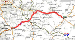 Directions from Ligonier, PA, to the Darr Mine Commemoration