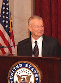 Zbigniew Kazimierz Brzezinski: Renowned Political scientist, geostrategist, and statesman who served as United States National Security Advisor. A great friend of Hungary and the Federation.