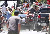 Alt-Right White Supremacist, James Alex Fields Jr., plows his car into peaceful protestors in Charlottesville killing Heather Heyer
