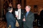 Left to Right: AHF Chairman of the Board Akos Nagy, Executive Vice President Frank Koszorus, Jr., and Gyula Balogh (HRFA President)