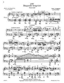 Franz Liszt's Hungarian Rhapsody