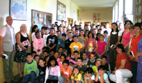 Smiling faces at the Reformed Church's Hungarian Language Elementary School of Vaján (Magyar Tanitási Nyelvü Református Egyházi Alapiskola Vaján)