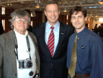 Left to right: Herron, Baltimore Mayor Martin O'Malley, and Steven Fischer