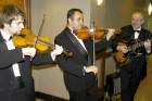 The New York Continental Band plays during the cocktail reception