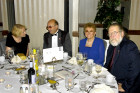 Zsuzsa Kocsis, the Gergelys, and Gyuri Hollosy at the Col. Commandant Michael Kovats table