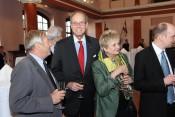 Jeno Megyesy, AHF President Frank Koszorus, and Katalin Kadar-Lynn