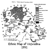 Ethnic Map of Vojvodina 1991