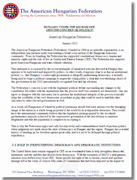 [Download] the AHF Statement: "Proceeding with Democracy in Hungary in a Responsible Way."