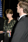 Zsuzsa Kiss Toth and Peter Ujvagi after accepting the 2006 Col. Commandant Michael Kovats Medal of Freedom