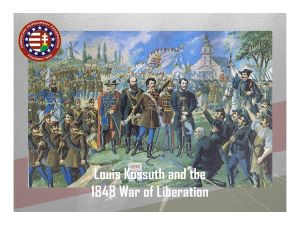 1848… The Hungarians again rose up against Austrian rule under their leader Louis Kossuth seeking a democratic Hungary.
