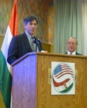 André Goodfriend, the Charge d'Affaires of the US embassy in Hungary
